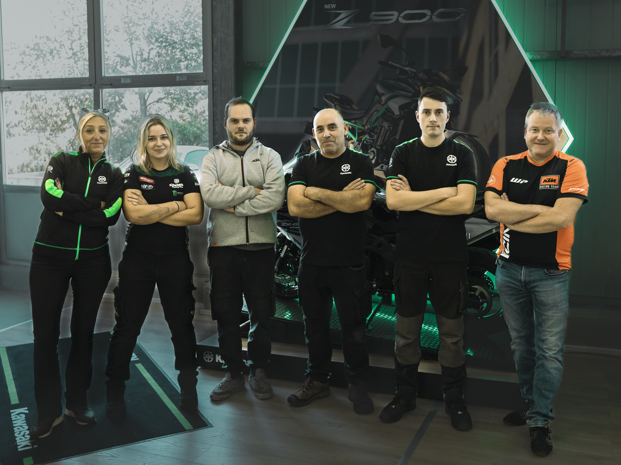 L'équipe Motopoint au complet